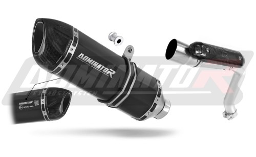 CB 600 F Exhaust HONDA Homologated EC Type approval  Street legal Approval Certificate Muffler Auspuff Sportauspuff Silencer Echappement Silencieux Scarico Scarichi Escape Wydech Tłumik HP1 BLACK 2003 - 2006 Dominator x