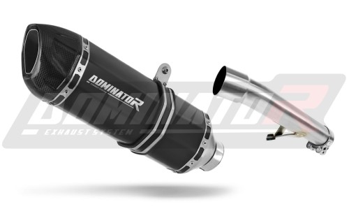 scarico silenziatore DOMINATOR HP1 nero adatto alla moto Honda CBF 600 2008 - 2013