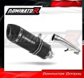 scarico silenziatore DOMINATOR HP1 nero adatto alla moto Honda CBF 600 2008 - 2013 2