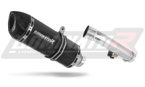 Honda CBR 600 F2 / F3 1991 - 1998 Terminale di Scarico Marmitta Silenziatore HP1 NERO + dB killer