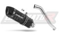 scarico silenziatore DOMINATOR HP1 nero adatto alla moto Honda XL 600 V TRANSALP 1987 - 2000