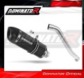 scarico silenziatore DOMINATOR HP1 nero adatto alla moto Honda XL 600 V TRANSALP 1987 - 2000 2
