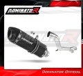 scarico silenziatore DOMINATOR HP1 nero adatto alla moto Honda NT 650 V DEAUVILLE RC47 1998 - 2005 2