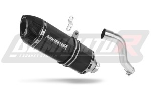 Honda XL 700 V TRANSALP 2008 - 2014 Terminale di Scarico Marmitta Silenziatore HP1 NERO + dB killer