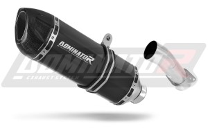 Honda VFR 750 1990 - 1992 Terminale di Scarico Marmitta Silenziatore HP1 NERO + dB killer