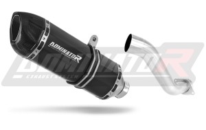 Honda VFR 750 1993 - 1997 HI Level Terminale di Scarico Marmitta Silenziatore HP1 NERO + dB killer