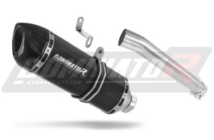Honda XRV 750 AFRICA TWIN 1990 - 1992 RD04 Terminale di Scarico Marmitta Silenziatore HP1 NERO + dB killer