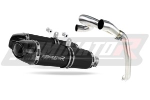 Honda VFR 800 V TEC 2002 - 2013 Terminale di Scarico Marmitta Silenziatore HP1 NERO + dB killer