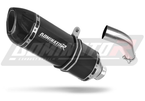 scarico silenziatore DOMINATOR HP1 nero adatto alla moto Honda VFR 800 F 2014 - 2019 2