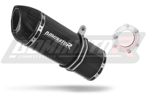 scarico silenziatore DOMINATOR HP1 nero adatto alla moto Honda CBR 900RR Fireblade SC33 1996 - 1999
