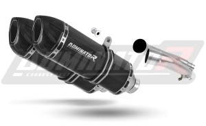 Honda CBF 1000 2006 - 2009 Terminale di Scarico Marmitta Silenziatore HP1 NERO + dB killer