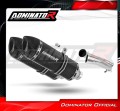scarico silenziatore DOMINATOR HP1 nero adatto alla moto Honda CBF 1000 2006 - 2009 2