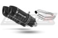 scarico silenziatore DOMINATOR HP1 nero adatto alla moto Honda CBR 1000F DUAL 1988 - 2000