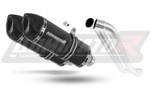 Honda XL 1000 V VARADERO1999 - 2016 Terminale di Scarico Marmitta Silenziatore HP1 NERO + dB killer