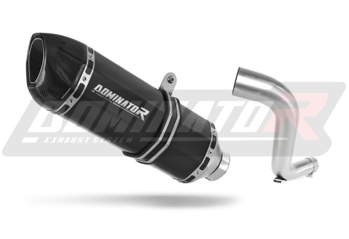 scarico silenziatore DOMINATOR HP1 nero adatto alla moto Honda VFR 1200 F 2010 - 2018