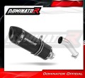 scarico silenziatore DOMINATOR HP1 nero adatto alla moto Kawasaki ER 5 500 1996 - 2006 2