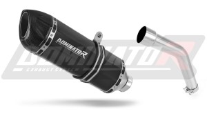 Kawasaki KLE 500 1991 – 2007 Terminale di Scarico Marmitta Silenziatore HP1 NERO + dB killer