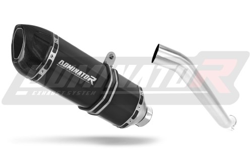 scarico silenziatore DOMINATOR HP1 nero adatto alla moto Kawasaki ZX6R 636 2003 - 2004