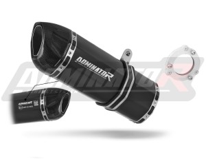 Kawasaki ZX9R 1994 - 2002 EU Omologato approvato Terminale di Scarico Silenziatore HP1 NERO 