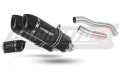 scarico silenziatore DOMINATOR omologato HP1 nero adatto alla moto Kawasaki Z1000 2007 - 2009