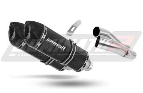 exhaust muffler DOMINATOR HP1 BLACK fits to Kawasaki Z1000 SX 2017  2020