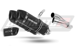 Kawasaki Z1000 SX 2017 - 2020 EU Omologato approvato Terminale di Scarico Silenziatore HP1 NERO 
