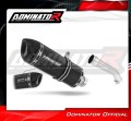 scarico silenziatore DOMINATOR omologato HP1 nero adatto alla moto Kawasaki ZX10R 2004 - 2005 2