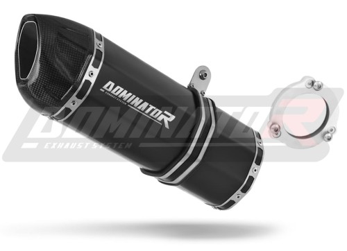 exhaust muffler DOMINATOR HP1 BLACK fits to Kawasaki ZRX 1200 R 2001  2007