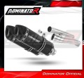 scarico silenziatore DOMINATOR HP1 nero adatto alla moto Kawasaki ZZR 1200 2002 - 2005 2