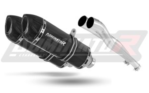 Kawasaki ZZR 1400 2006 - 2011 Exhaust Silencer Muffler HP1 BLACK + dB killer