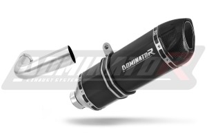 Moto Guzzi BREVA 1100 Terminale di Scarico Marmitta Silenziatore HP1 NERO + dB killer