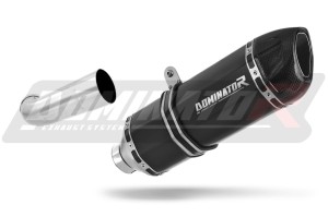 Moto Guzzi NORGE 1200 Terminale di Scarico Marmitta Silenziatore HP1 NERO + dB killer