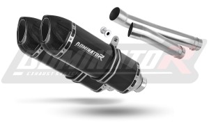 MuZ MZ 1000 S 2004 - 2007 Terminale di Scarico Marmitta Silenziatore HP1 NERO + dB killer