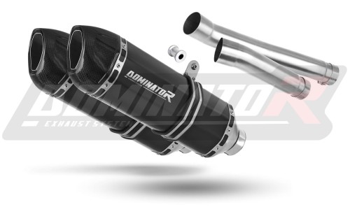 scarico silenziatore DOMINATOR HP1 nero adatto alla moto MuZ MZ 1000 S 2004 - 2007