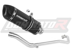 Suzuki GSX S 125 2017 - 2019 Impianto di scarico Collettori Marmitta Silenziatore HP1 NERO + dB killer