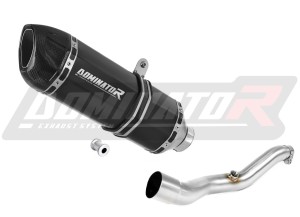 Suzuki BURGMAN 400 2007 - 2016 Terminale di Scarico Marmitta Silenziatore HP1 NERO + dB killer
