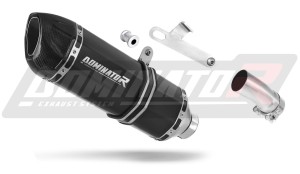 Suzuki GSF BANDIT 400 1989 - 1990 Terminale di Scarico Marmitta Silenziatore HP1 NERO + dB killer