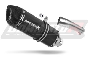 Suzuki SV 650 N 1999 - 2002 Terminale di Scarico Marmitta Silenziatore HP1 NERO + dB killer