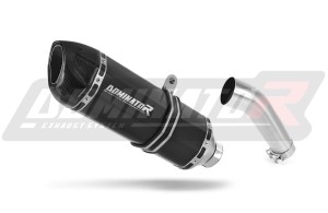 Suzuki SV 650 S 2003 - 2015 Terminale di Scarico Marmitta Silenziatore HP1 NERO + dB killer