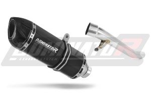 Suzuki GSX 750 INAZUMA 1997 - 2003 Terminale di Scarico Marmitta Silenziatore HP1 NERO + dB killer