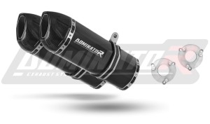 Suzuki GSXR 1000 K7 K8 Terminale di Scarico Marmitta Silenziatore HP1 NERO + dB killer