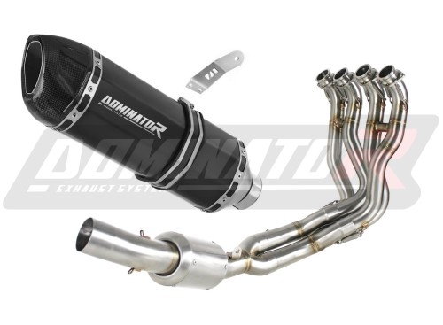 Suzuki GSXR 1000 2017 -2021 Full  Exhaust System  Muffler Auspuff Sportauspuff Silencer Echappement Silencieux Scarico Scarichi Escape Collector Manifold Wydech Tłumik  HP 1 BLACK DOMINATOR x