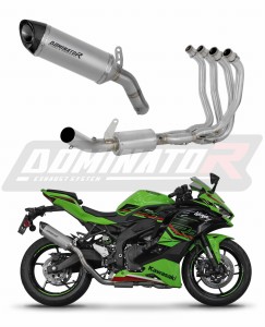 Kawasaki ZX-4R / RR 2023 - 2024 Impianto di scarico Collettori Marmitta Silenziatore Titanio HP8 + dB killer