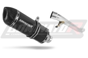 Suzuki GSX 1200 INAZUMA Terminale di Scarico Marmitta Silenziatore HP1 NERO + dB killer