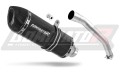 scarico silenziatore DOMINATOR HP1 nero adatto alla moto Triumph TIGER 900 T709 1999 - 2000