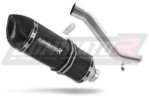 scarico silenziatore DOMINATOR HP1 nero adatto alla moto Triumph TIGER EXPLORER 1200 XC XR 2016 - 2017