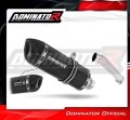 scarico silenziatore DOMINATOR omologato HP1 nero adatto alla moto Yamaha FZS FAZER 600 1998 - 2003 2