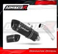 scarico silenziatore DOMINATOR omologato HP1 nero adatto alla moto Yamaha YZF 600 R Thundercat 1996 - 2006 2