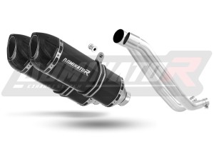 Yamaha XT 660 X 2004 - 2015 Terminale di Scarico Marmitta Silenziatore HP1 NERO + dB killer