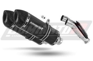 Yamaha TRX 850 1995 - 2000 Terminale di Scarico Marmitta Silenziatore HP1 NERO + dB killer